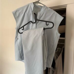 Figs Women's Scrub Set in Light Blue